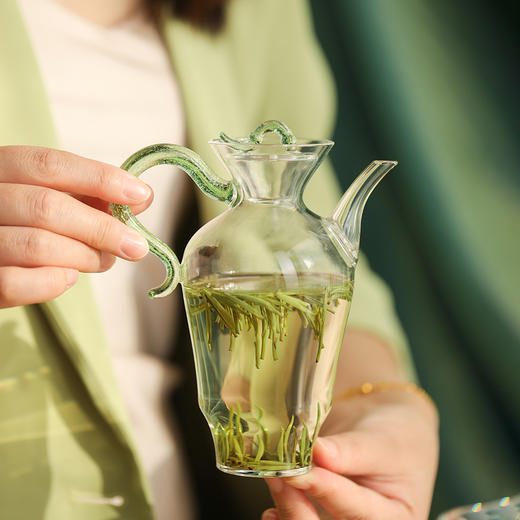 禾器炫彩·君悦套组 一壶四杯进口高硼硅耐热玻璃泡茶壶茶杯高档茶具 商品图14