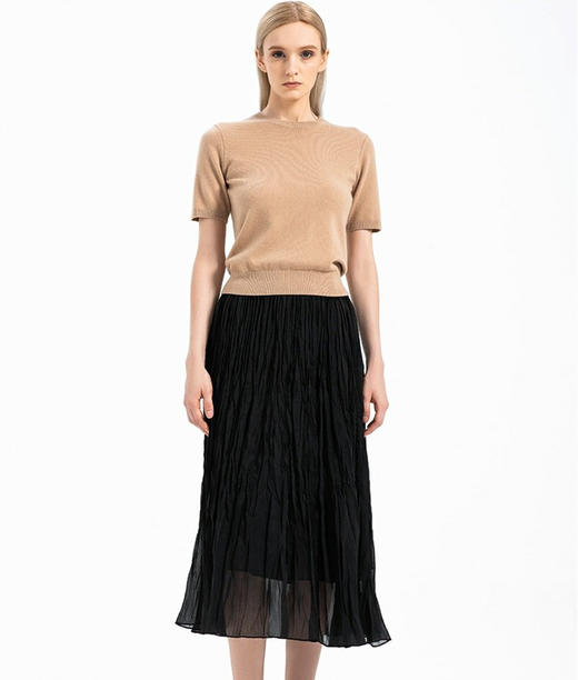 CARABLUE女装时尚柔软舒适简约修身百搭针织衫 商品图0