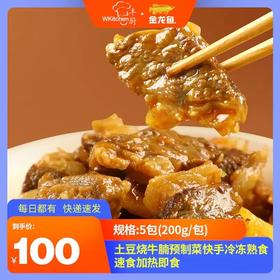 丰厨金龙鱼5包（200g/包）土豆烧牛腩预制菜快手冷冻熟食速食加热即食