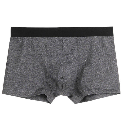 【精选包邮】浪莎男士内裤男平角裤纯棉纯色舒适透气青年潮中腰四角短裤衩盒装 心选到家 商品图4