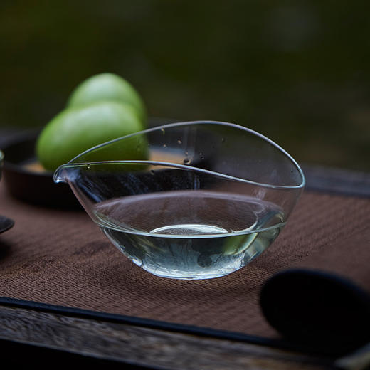 吉橙中式无把手玻璃公道杯高硼硅家用功夫茶品茗杯加厚耐高温茶具 商品图8