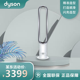 戴森（DYSON） AM07空气循环无叶风扇落地扇平稳强劲凉风适用客厅卧室 银白色
