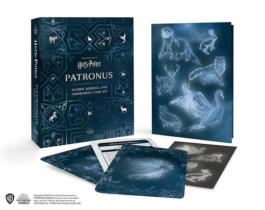 哈利波特守护神主题指引日志卡片套组 原版进口 Harry Potter Patronus Guided Journal and Inspiration Card Set 商品图0