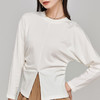 剩S/M 芳外【极简赫本风T恤】春季圆领长袖女式T恤 商品缩略图4