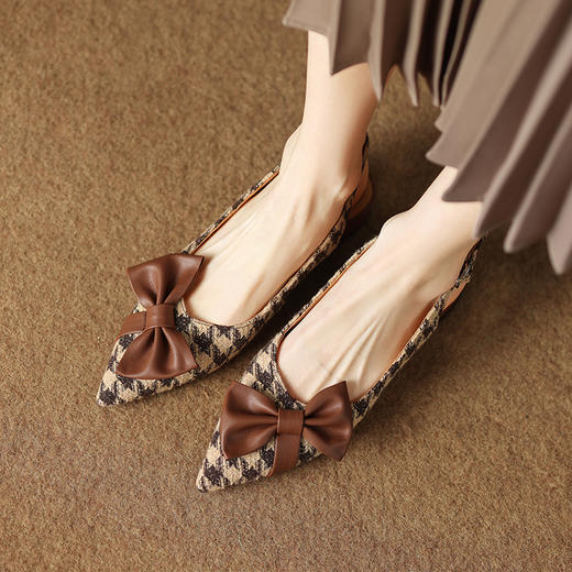 优雅百搭，尖头蝴蝶结后空凉鞋KC-YM-902 商品图11