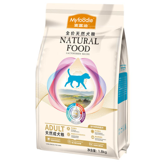 麦富迪狗粮乳铁蛋白成犬粮专用粮1.8kg 商品图1