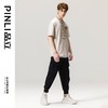 PINLI品立春季新款男士字母圆领短袖T恤休闲上衣BG231111034 商品缩略图3