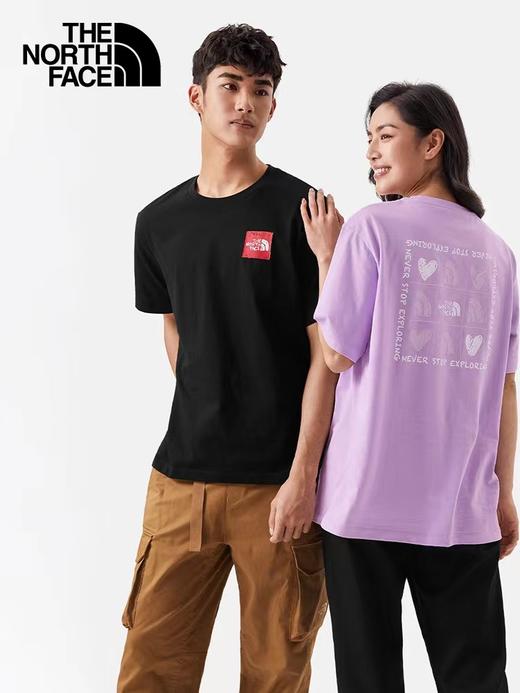 TheNorthFace北面短袖T恤情侣款爱心T恤户外舒适透气上新|81MP 商品图4