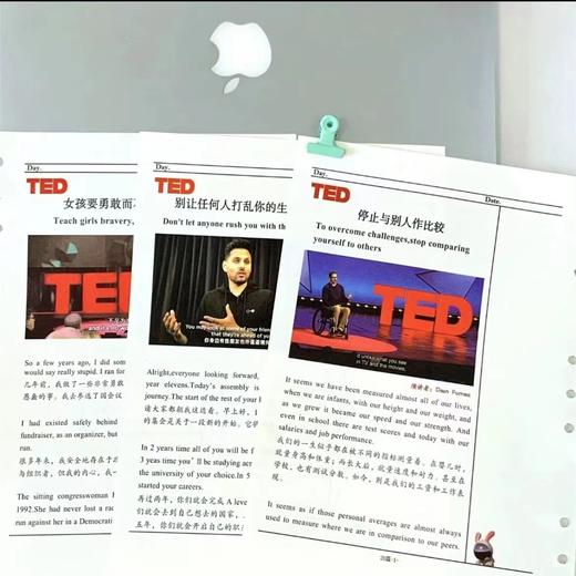 TED精选英语演讲稿编排打印送配套电子版视频音频和文字稿笔记本 商品图5