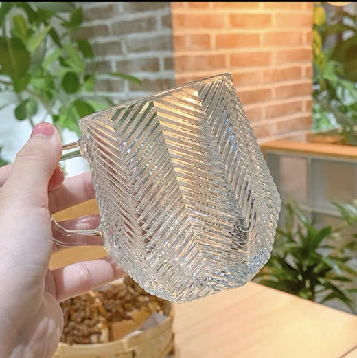 带把叶脉杯 商品图0
