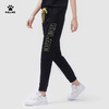 KELME卡尔美针织运动裤女2023春季新款LOGO休闲长裤黑束脚卫裤子 商品缩略图1