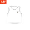 棉果果商场同款中大童140-160码夏季新品3A级抗菌背心T恤M201170423343 商品缩略图3