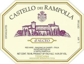 Castello dei Rampolla Vigna d'Alceo 蓝宝拉酒庄阿里科园红葡萄酒 2013