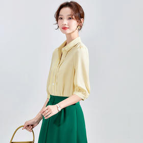 【XZ】 2023春季新款女装设计感小众衬衫女2023春季新款韩版衬衣简约上衣