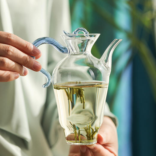 禾器炫彩·君悦套组 一壶四杯进口高硼硅耐热玻璃泡茶壶茶杯高档茶具 商品图4