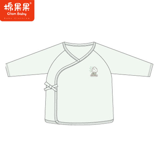 棉果果商场同款夏季新品艾草抗菌长袖上装半背衣M201110423318 商品图3