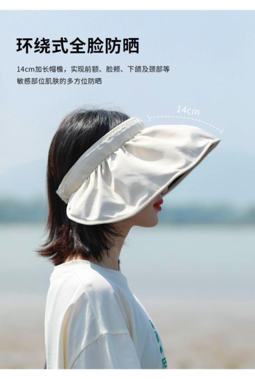 【AMMJOO AUM黑胶贝壳帽】必备款‼️冲呀‼️防晒装备~火爆全网de黑胶贝壳防晒帽💥时装博主安利 商品图3