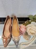 【23年春季新款】尖头细高跟鞋水钻小猫跟百搭时髦浅口单鞋女55921 商品缩略图2