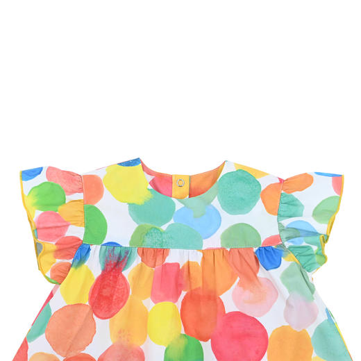 rainbowxoxo 彩色波波印花A字型短袖上衣【该商品不支持用券】 商品图2