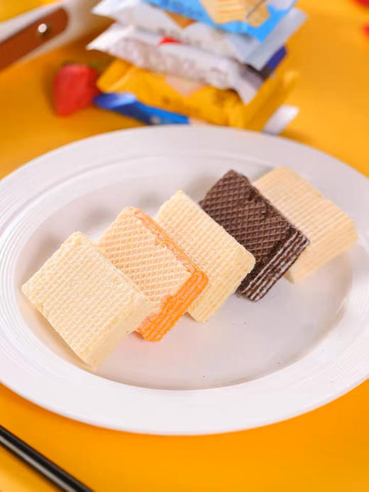 熊三岁KNOPKHT威化饼干冰淇淋408g口味 商品图4