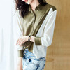 时尚洋气百搭长袖，撞色衬衣上衣CC-JA2716 商品缩略图6