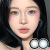 WOOLILENS / 黑胶费城/人鱼圣托 / 半年抛美瞳 / 2片入 / 14.5mm / 明显扩瞳狗狗眼黑边显色提亮款 商品缩略图1