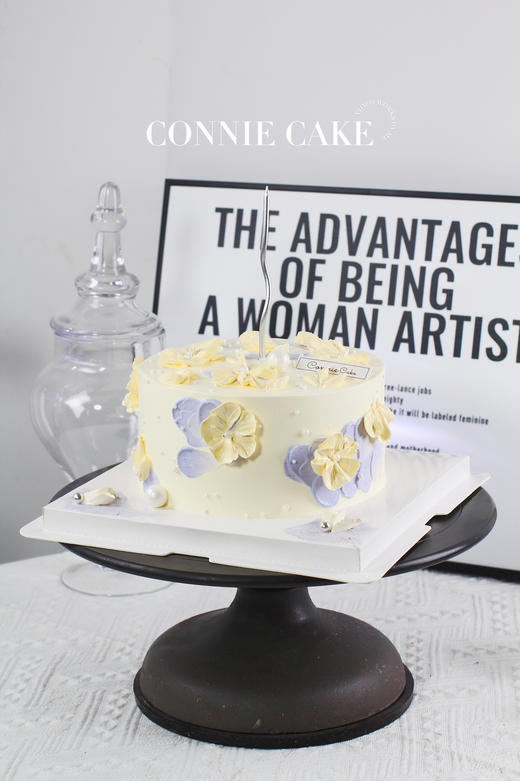 【1436】优雅白紫雕花 商品图2