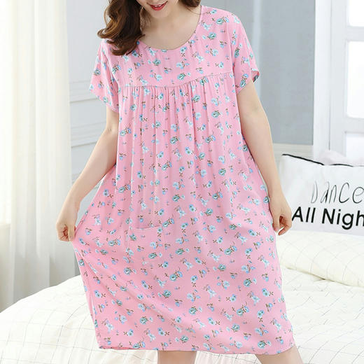 裁缝学苑 AW50中老年宽松短袖睡裙1:1实物服装剪裁图纸牛皮纸样 商品图5