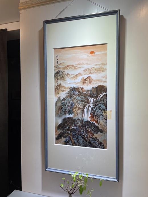 旭日东升瓷板画 商品图0