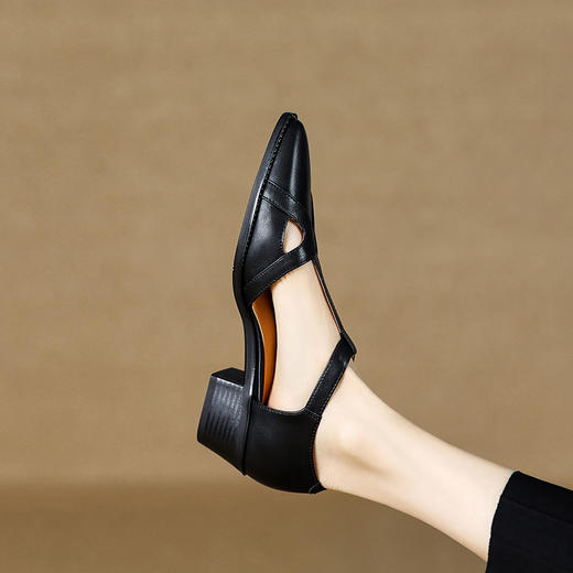 复古百搭，镂空凉鞋KMQ-1083-1 商品图9