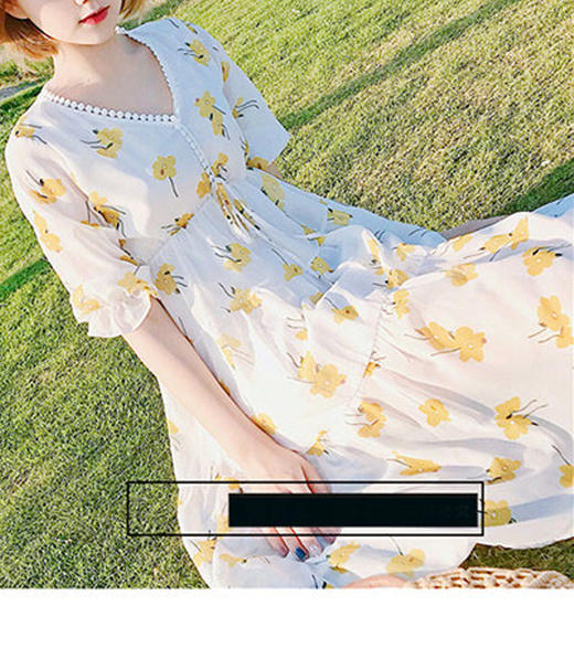 裁缝学苑 AW43V领收腰显瘦连衣裙1:1实物服装纸样剪图纸牛皮纸样 商品图2