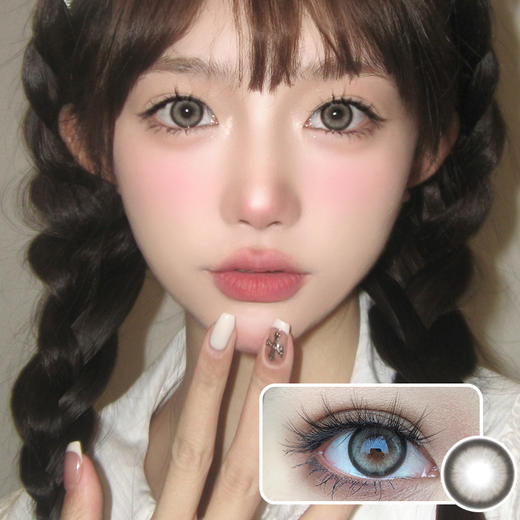 Ginomii / 木星褐色 / 美瞳月抛 / 2片入 / 14.2mm /  适中扩瞳粗边亚麻融瞳轻混血 商品图1