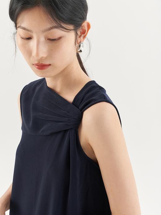 ForPoem 22SS不规则无袖结构连衣裙小众设计长裙 Drape Dress 商品图4