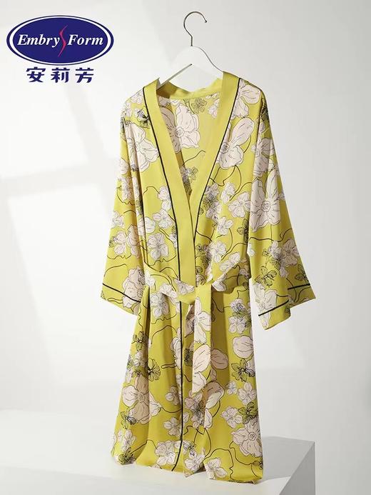5F EmbryForm安莉芳 薄款雪纺睡衣女士长袖睡袍 商品图0