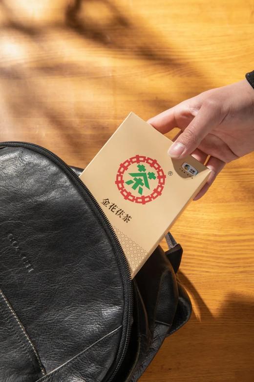 中粮-中茶 安化黑茶中茶金花茯砖茶3年陈350克/金花饱满/原产地直发（新老包装随机发货） 商品图4