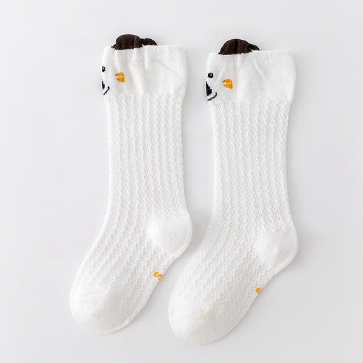 【3双装 卡通动物长筒防蚊过膝袜】儿童全棉夏款网眼袜薄款卡通宝宝防蚊网袜 婴幼童透气长筒袜 商品图9