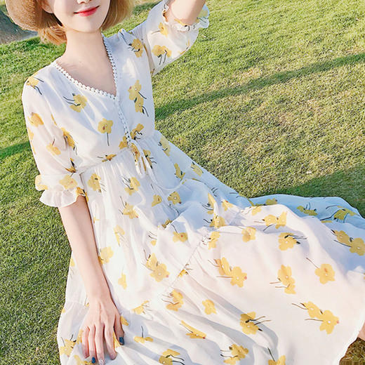 裁缝学苑 AW43V领收腰显瘦连衣裙1:1实物服装纸样剪图纸牛皮纸样 商品图0