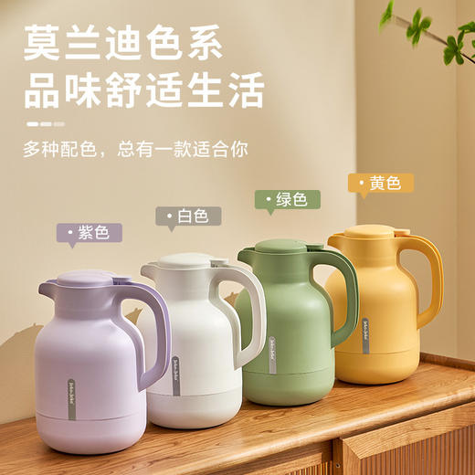 【大容量！长效保温】便携保温瓶暖水壶高档真空玻璃内胆家用闷茶壶泡茶壶 商品图1