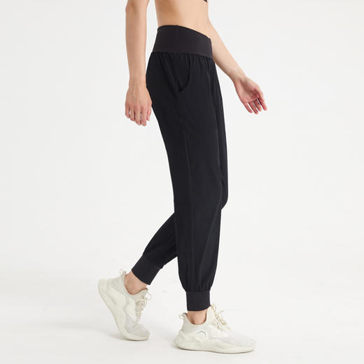 跃牌【明丽逸动】系列 新品速干健身运动裤女长裤高腰瑜伽裤宽松舞蹈欧美哈伦裤交叉AL8035 商品图4