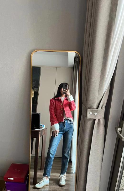 爱心磨边牛仔裤（一口价） 商品图0