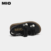 MIO米奥夏季显高厚底凉鞋闪钻珍珠玫瑰花个性时尚休闲沙滩鞋女鞋M233132008 商品缩略图2