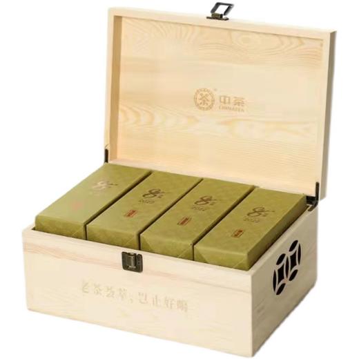 安化黑茶中茶老黑茶茯茶湘尖花卷黑砖四款老茶 商品图3