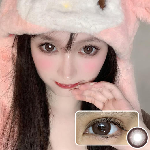 Claire Color / 方糖夹心 / 美瞳年抛 / 2片入 / 14.5mm / 双倍明显扩瞳深色是提神款 商品图1