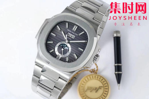 新晋“钢王”PPF百达翡丽 Ref.5726/1A Nautilus鹦鹉.螺系列 年历腕表正式上位 商品图0