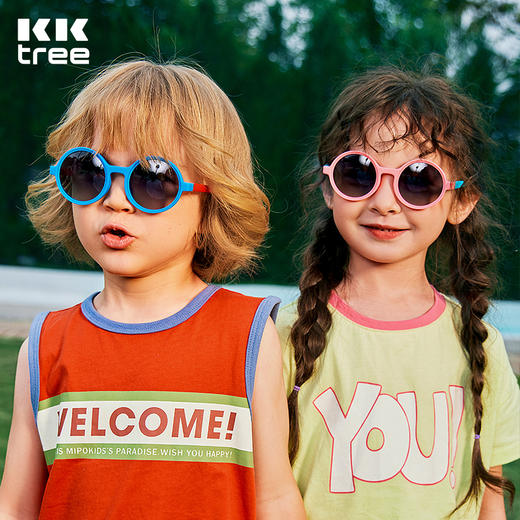 [屁侠推荐]KK树 儿童太阳镜 男童女童偏光防紫外线眼镜 宝宝墨镜 商品图1