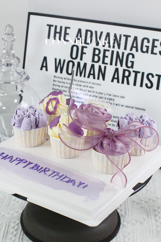 【1439】优雅紫杯子蛋糕 商品图3