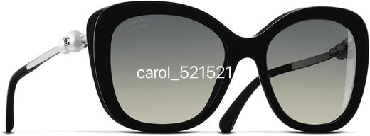 C 方框太阳眼镜 珍珠镜腿偏光墨镜 佩戴舒适防晒必备 Jennie同款 商品图1