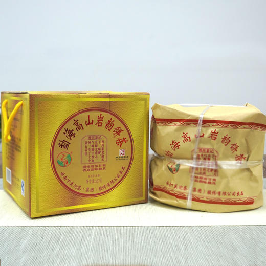 2012年下关高山岩韵普洱茶生茶饼 精选8年陈老料配制 岩韵滋味独特 干仓真品好口感 商品图10