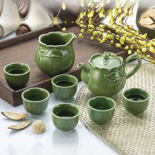 乾唐轩活瓷新石榴茶具 小茶杯（耀州绿） 商品图2