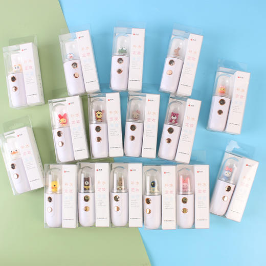 绅士补水仪冷喷美容保湿蒸脸器手持充电纳米注氧仪喷雾卡通美容仪 商品图3